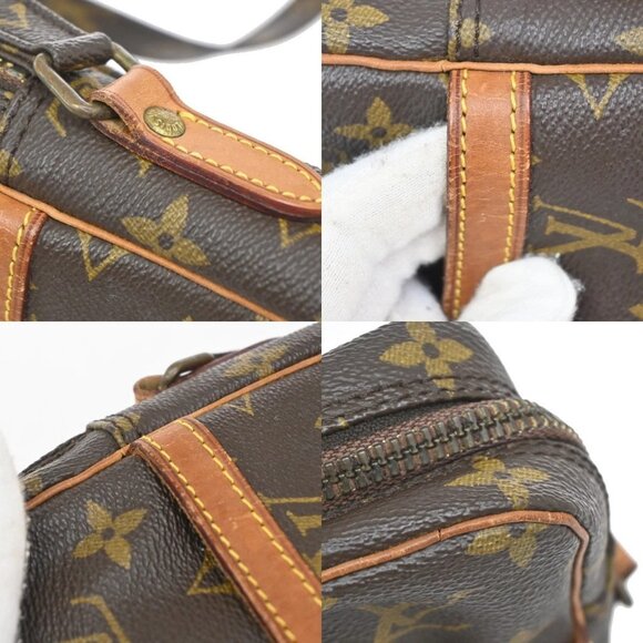 LOUIS VUITTON Danube Shoulder Bag Monogram Leather Brown France - Picture 14 of 15